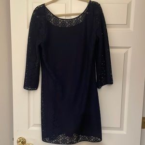 Lilly Pulitzer navy lace dress size XL